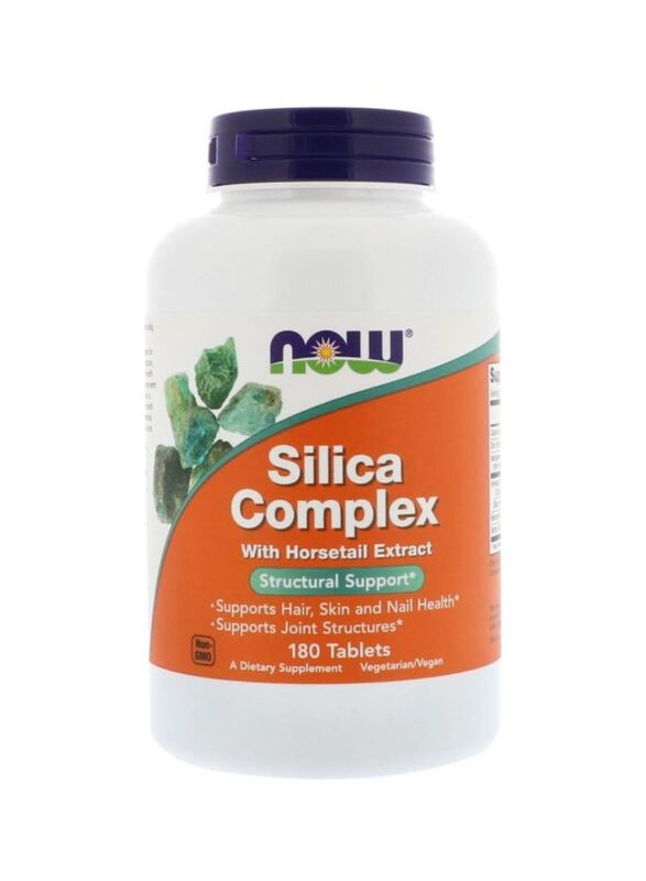 

Now Foods Silica Complex with Horsetail Extract Dietary Supplement, 180 Tablets