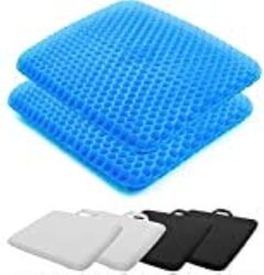 Non-Slip Cover Breathable Honeycomb Design Egg Sitter Seat Cushion, Blue/Black