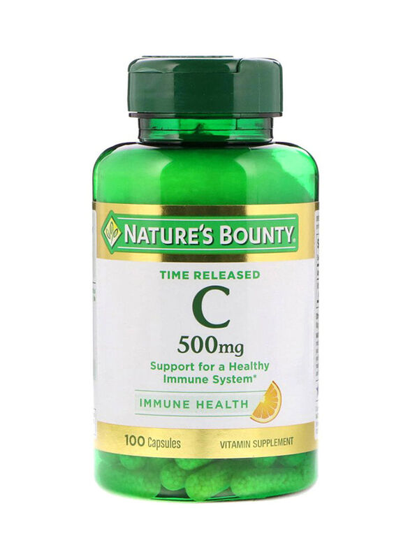 

Nature's Bounty C Immune Health Vitamin Supplement, 500Mg, 100 Tablets