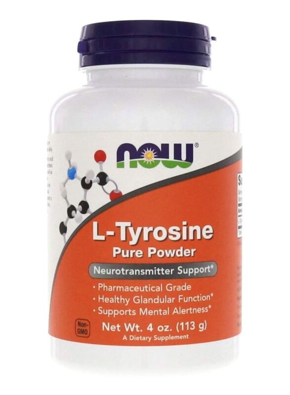 

Now Foods L-Tyrosine Pure Powder Dietary Supplement, 113g