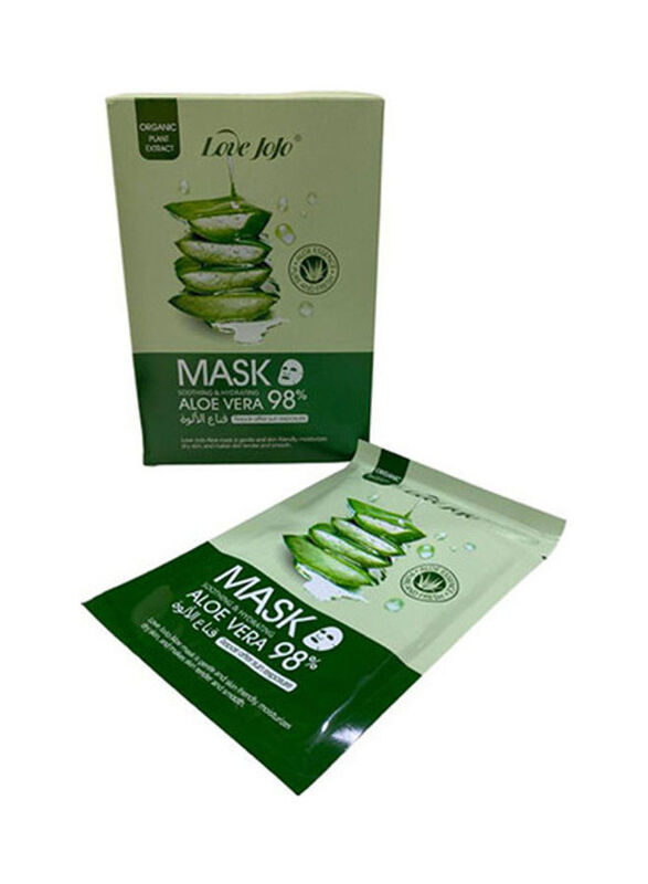 

Love JoJo Soothing & Hydrating Aloe Vera Mask, 10 Pieces, 30gm