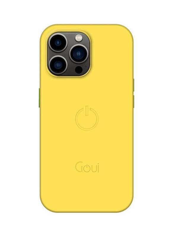 

Unspecified Goui Apple iPhone 14 Pro Max Magnetic Protective Rubber Mobile Phone Back Case Cover, Sunshine Yellow