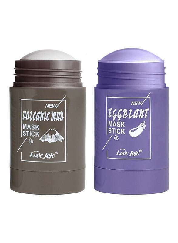 

Love JoJo Mask Sets Eggplant & Volcanic Mud Purifying Clay Stick, 2 Pieces x 40gm