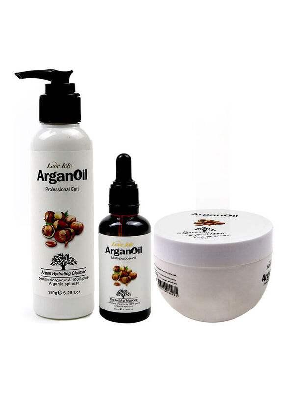 

Love JoJo 3-Piece Argan Oil Skin Care Set, 218ml