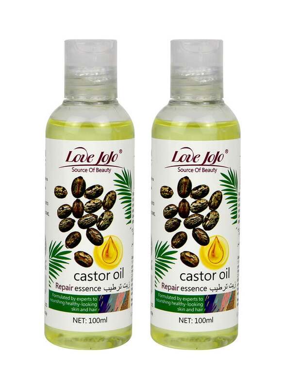 

Love JoJo Source of Beauty Hair & Skin Repair Essence Castor Oil, 2 Pieces x 100ml