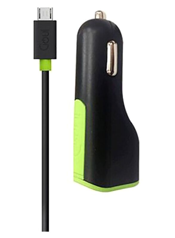 

Goui Viper M 2 USB with 150cm Sync Cable Car Charger, Black/Green