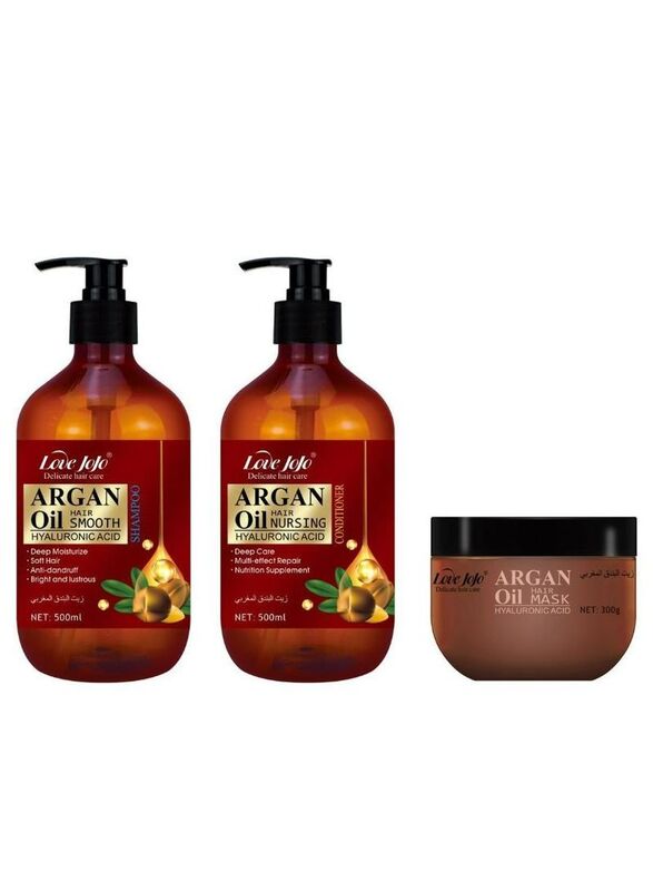

Love Jojo Hazelnut Hair Oil Set for All Hair Types, 3 Pieces