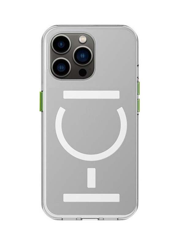 

Unspecified Goui Apple iPhone 14 Pro Max Magnetic Protective Rubber Mobile Phone Back Case Cover, Transparent