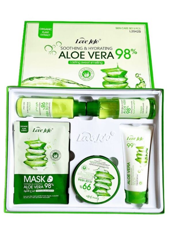 

Love Jojo Soothing & Hydrating Aloe Vera Skin Care Set, 5 Pieces