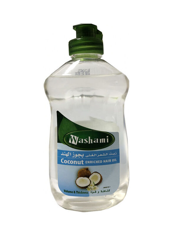 

Washami Coconut Enriched Hair Oil, 250ml