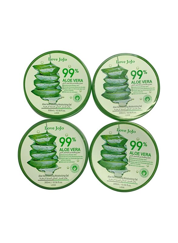 

Love JoJo 99% Aloe Vera Soothing Moisturizing Gel, 300ml, 2 Pieces