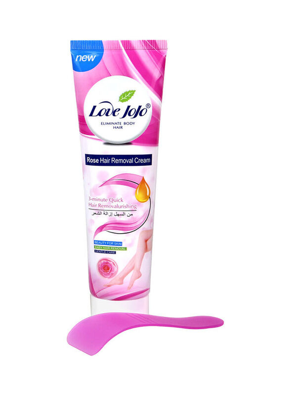 

Love JoJo 3-Minute Quick Hair Removalurishing Rose Hair Removal Cream, 100ml