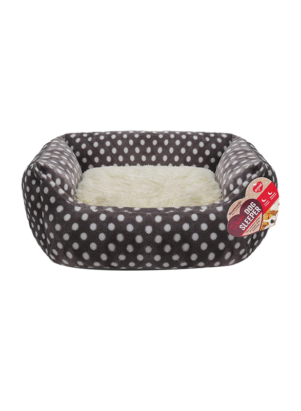 

40 Winks Dog Bed, Grey/Cream