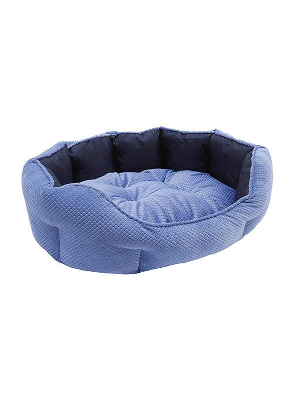 

40 Winks Rosewood Dog Bed, Medium, Blue