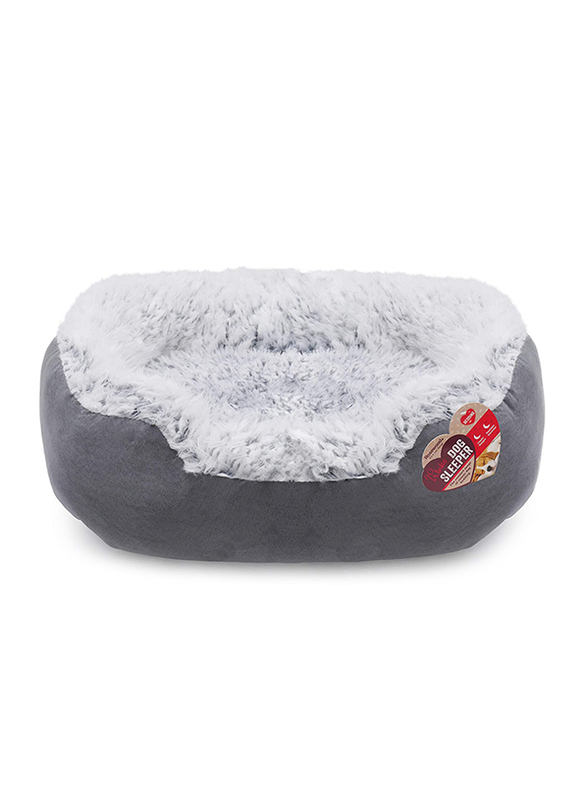 

40 Winks Rosewood Dog Bed, Medium, Grey