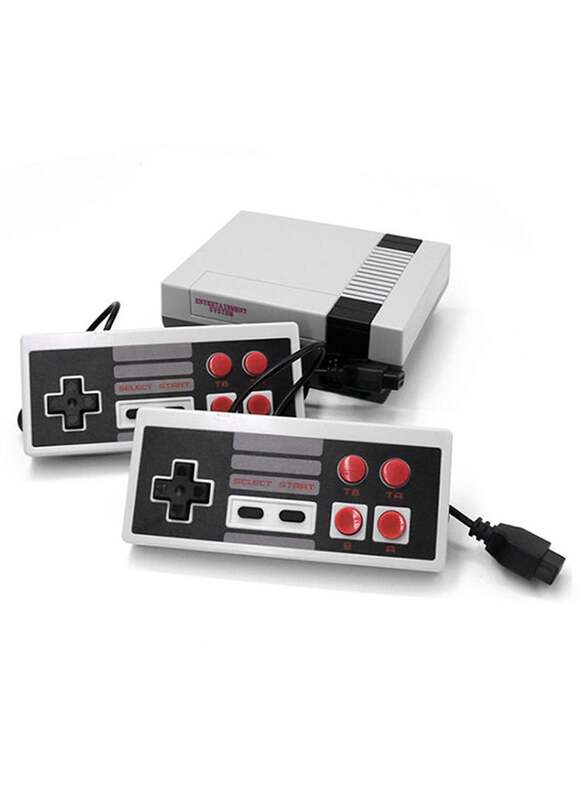 

Generic Mini TV Game Console, with 2 Wired Controllers & Built-in 620/500 Games, Multicolour