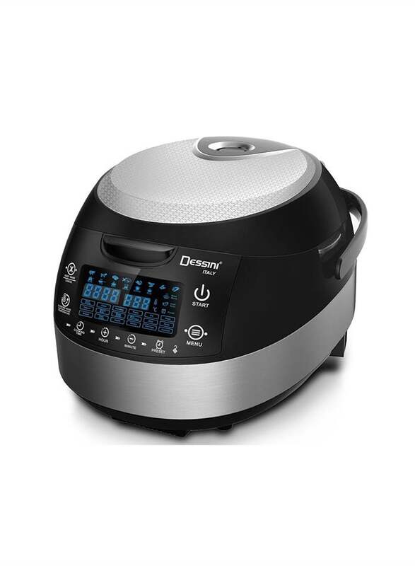 

Dessini 6L 60-in-1 Multi Digital Cooker for Multi Uses, 120W, Black/Silver