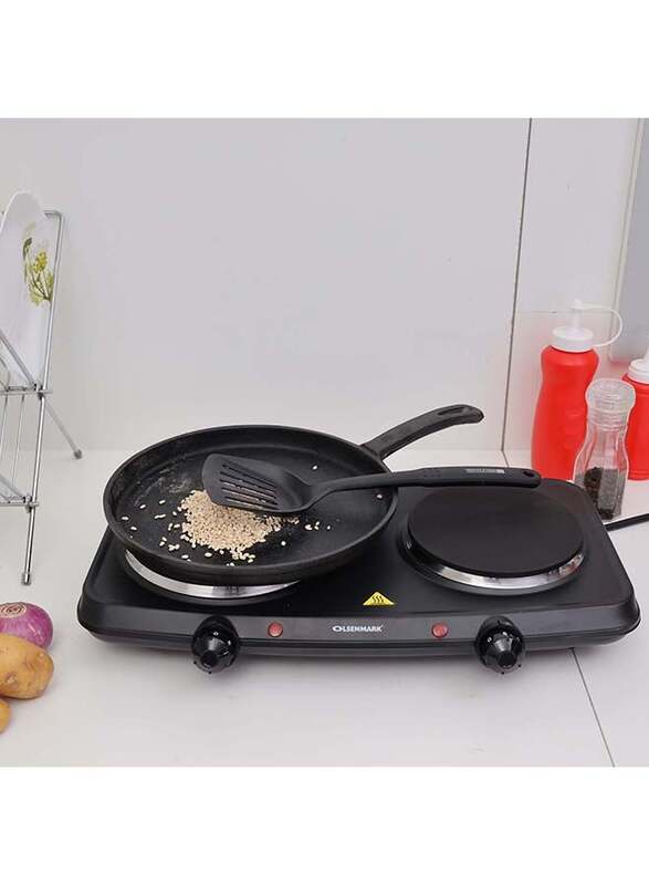 

Olsenmark Electric Hot Plate, 2500W, OMHP2034N, Black/Silver