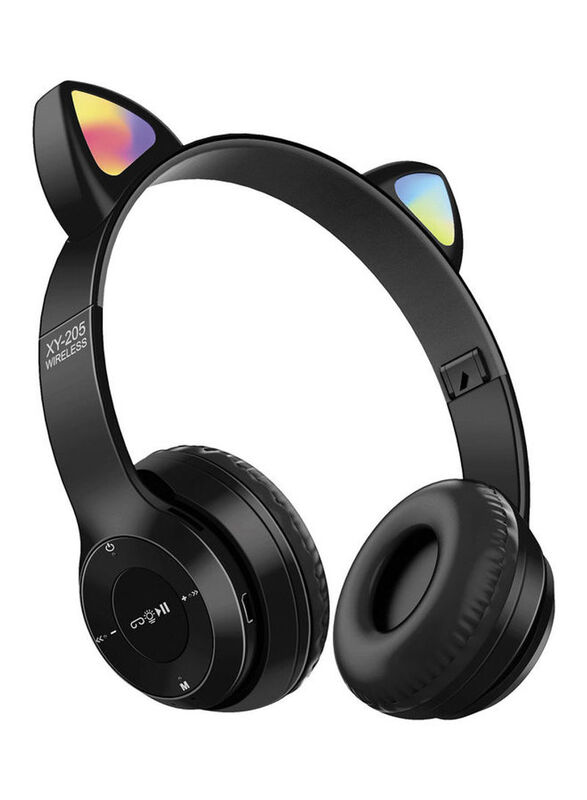 

Generic Cat Wireless Over-Ear Noise Cancelling Headphones, Black