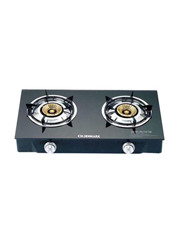 

Olsenmark Burner Gas Stove, OMK2085, Black/Silver/Gold