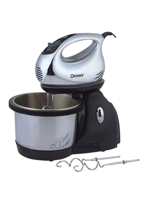 

Dessini 2L Stand Mixer With Egg Shaker, DEG505, Grey/Black