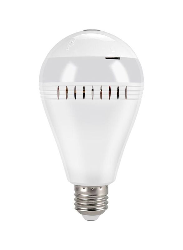 

Generic Security Camera With Wireless Bulb Shaped, White