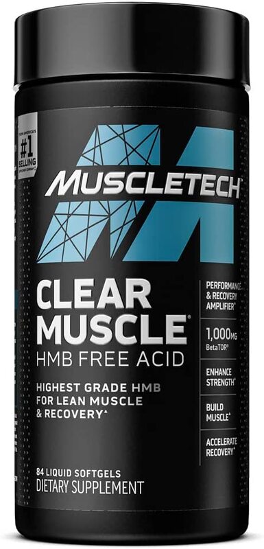 

Muscletech Clear Muscle Dietary Supplement, 84 Softgels