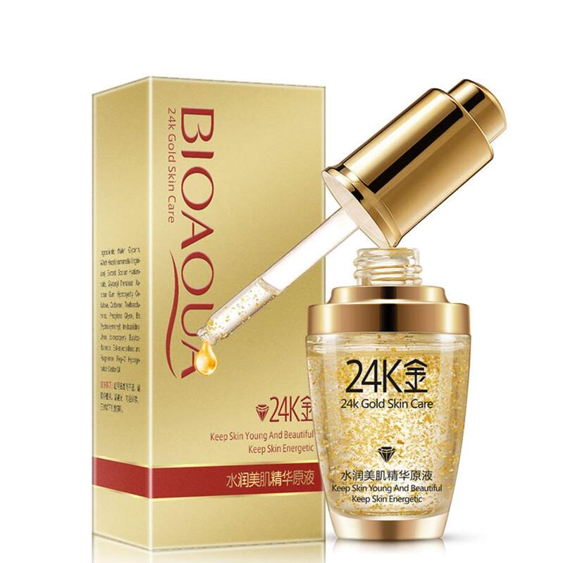 

Bioaqua 24K Gold Essence Collagen Moisturising Hyaluronic Acid Mask, 30ml