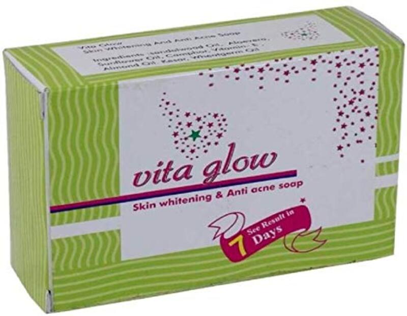 

Vita Glow Skin Whitening & Acne Soap Bar, 135gm