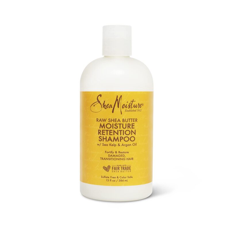 

Shea Moisture Sulphate Free and Colour Safe Raw Shea Butter Moisture Retention Shampoo, Pack of 2 x 384ml