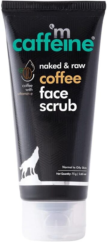 

mCaffeine Espresso Coffee & Walnut Face Scrub, 75gm