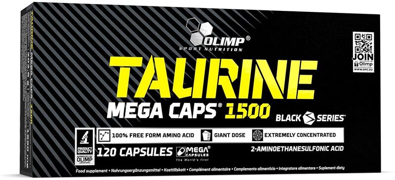 

Olimp Taurine Mega Caps, 120 Capsules