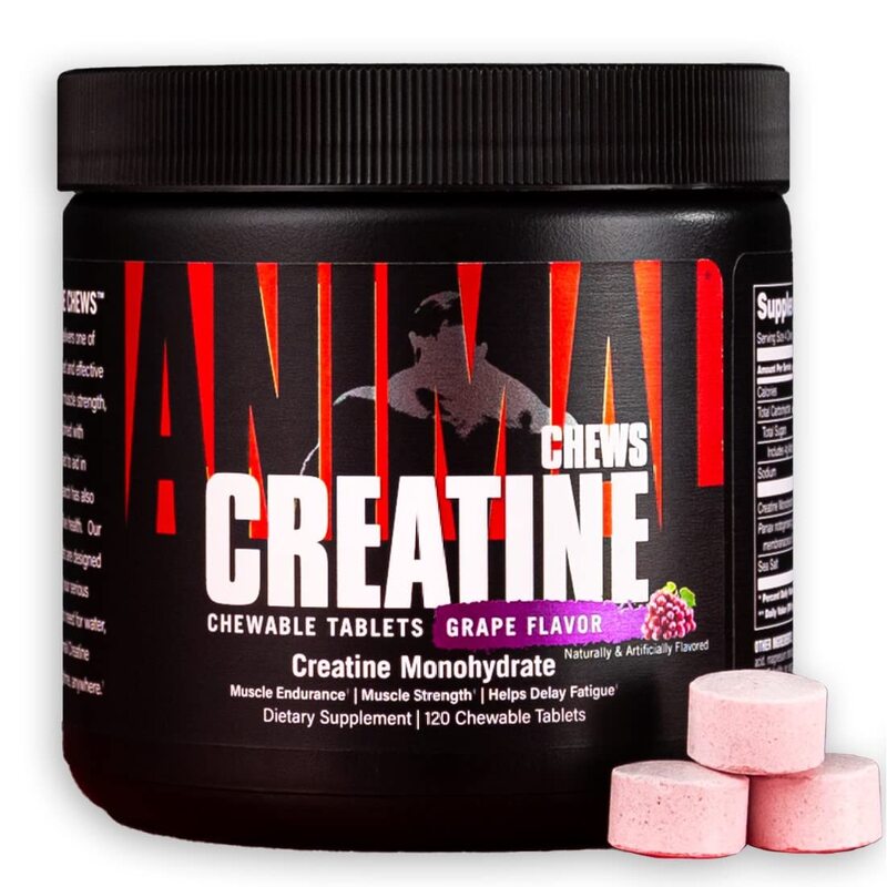 

Generic Animal Creatine Monohydrate Grape Flavor Chews Tablets, 120 Chews