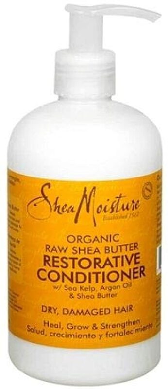 

Shea Moisture Organic Raw Shea Butter Restorative Conditioner for Damaged Hair, 12oz