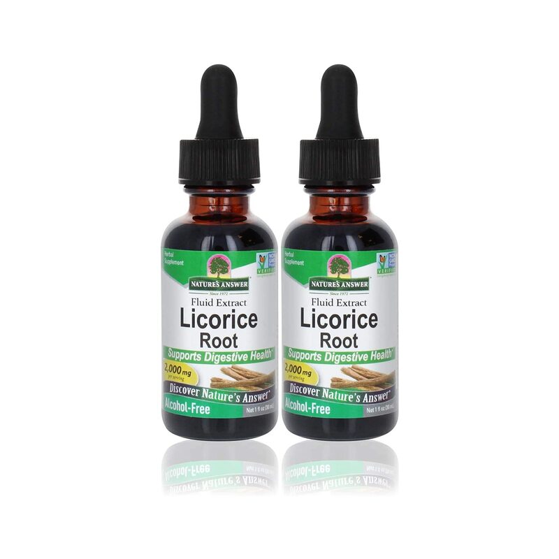 

Nature's Answer Licorice Root Extract, 2000mg, 2 x 30ml