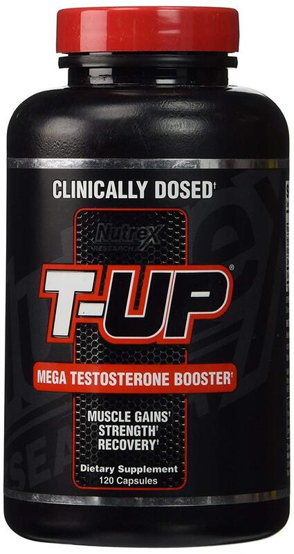 

Nutrex Research T-UP Mega Testosterone Booster Dietary Supplement, 120 Capsules