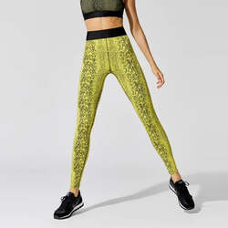 Hana unstoppable Luxury Active Leggings for Women, Small, Yellow