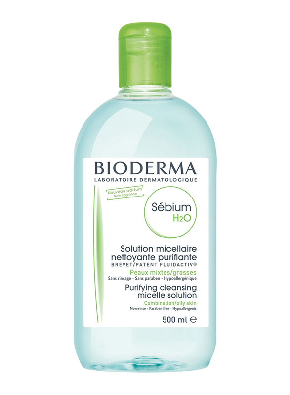 

Bioderma Sebium H2O Micellar Water, 500ml, Clear