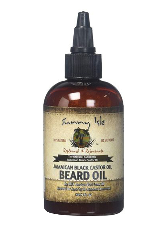 

Sunny isle Jamaican Black Castor Beard Oil, 4 oz