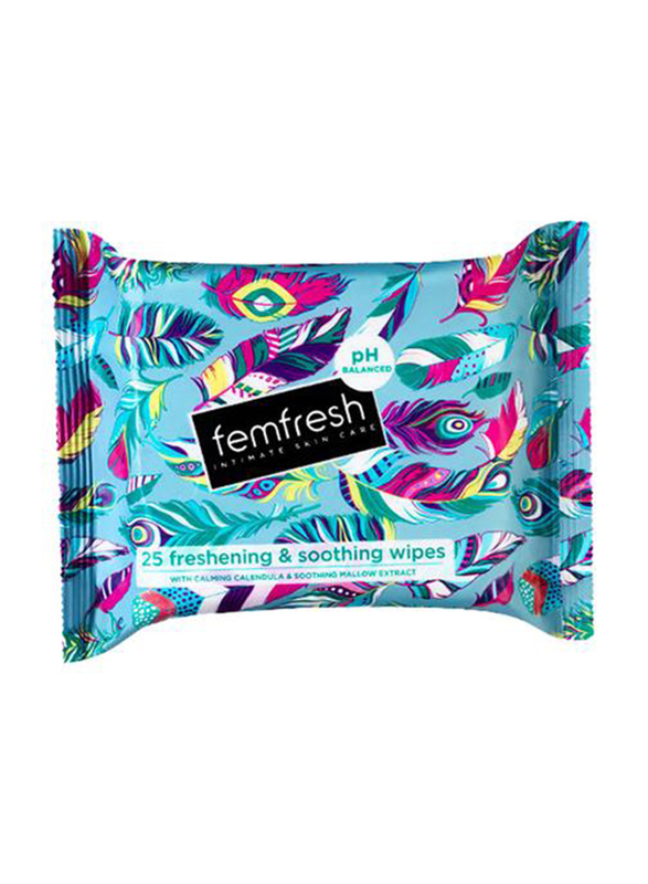 

Femfresh Ph Balance Freshening & Soothing Wipes, 25 Pieces