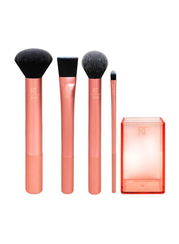 

Real Techniques Bonus Flawless Base Makeup Brush Set, 91533, Peach