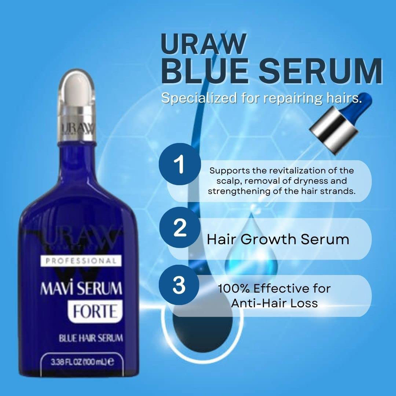 

Uraw Hair Serum for Damaged & Dry Hair, 100ml