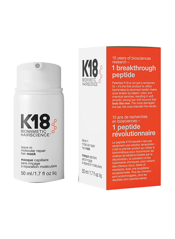 

K18 Leave-In Molecular Repair Hair Mask, 50ml