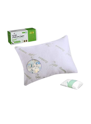 Creative Planet Plush Shredded Memory Foam Pillow, White