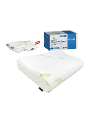 Creative Planet Plush Medical Memory Foam Pillow, White