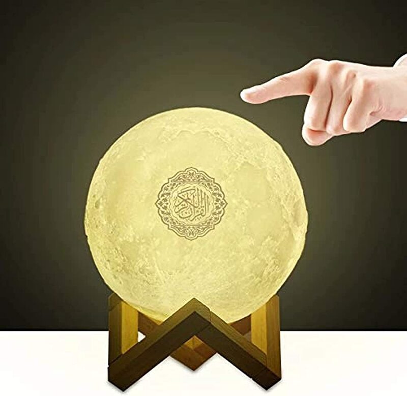 

Kadistar New Quran Muslim Learning Koran Moon Light Speaker, SQ-168, White