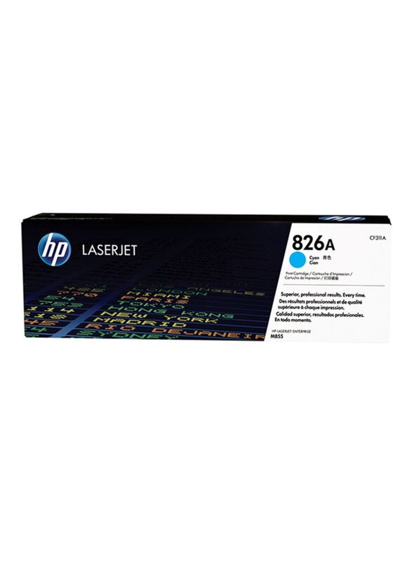 

HP 826A Cyan LaserJet Toner Cartridge