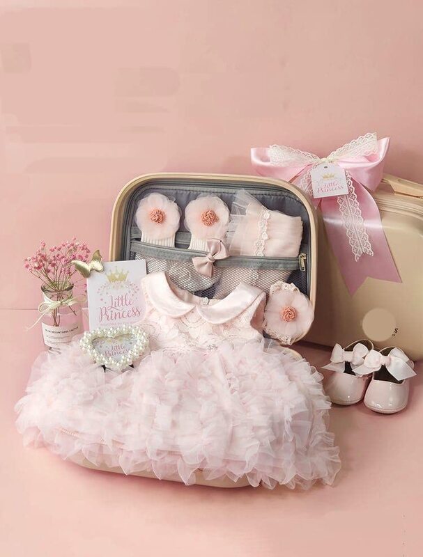 

Generic New Born Baby Elegant Pink Theme Gift Set C for Baby Girls, 0-3 Months, Pink