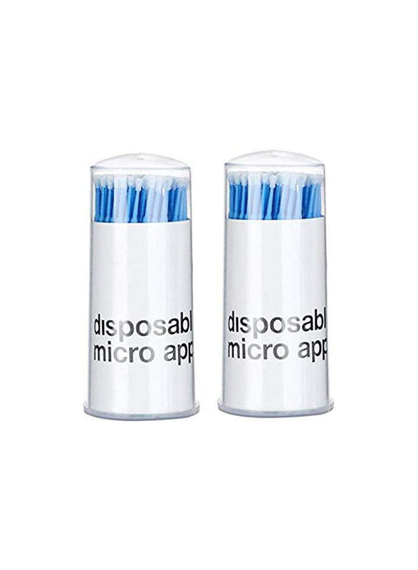 

Generic Micro Applicator Brush with bottle, 2 Bottle x 100 Pieces, Blue