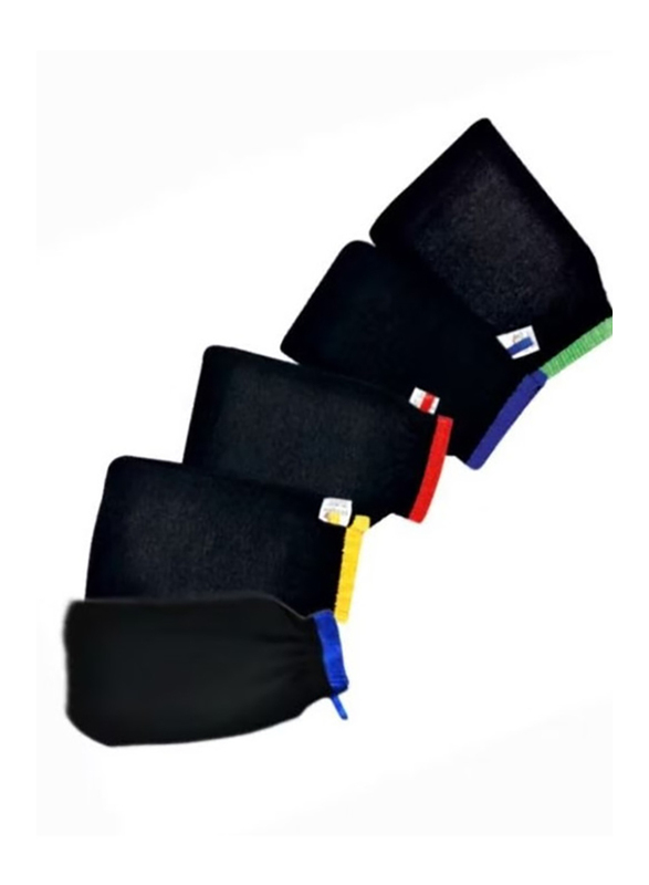 

Hoopoe Black VIP Loofah, 5 Pieces